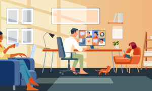 Praca zdalna utrudnia komunikację